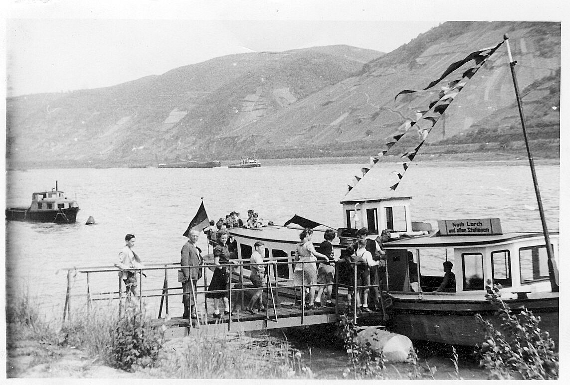 1950 Klassenfahrt nach Lorch am Rhein 2